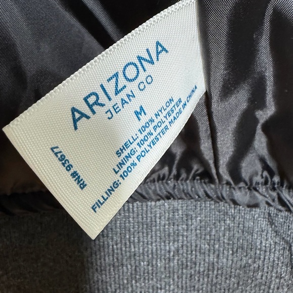 Arizona Jean Company Men’s Black Quilted Puffer Jacket - Picture 4 of 5